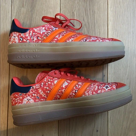 Adidas Floral Platform Gazelle Statement Sneakers - Picture 4 of 10